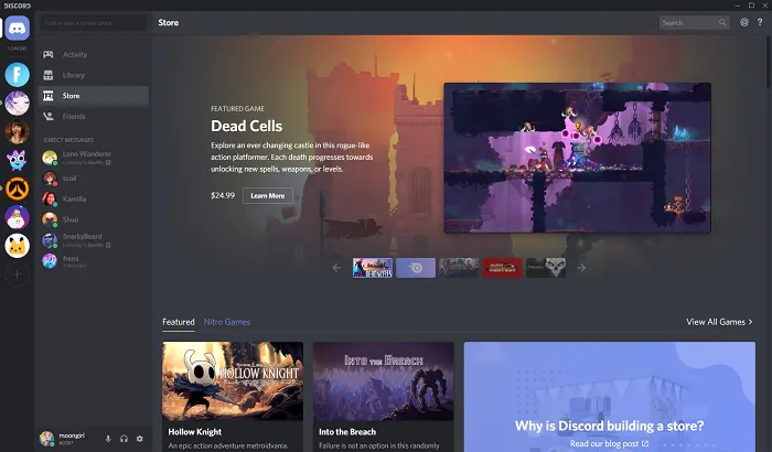 Черговий конкурент Steam: Discord запускає власний магазин ігор