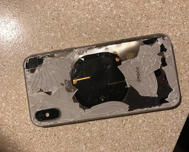 Exploding iPhone X