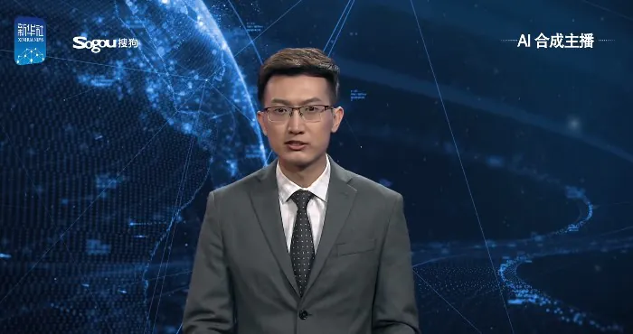 В Китае новости будет зачитывать «виртуальный телеведущий»