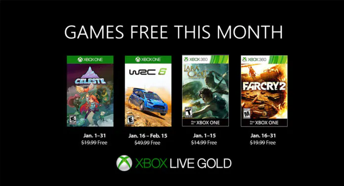 Xbox Live Gold January 2019