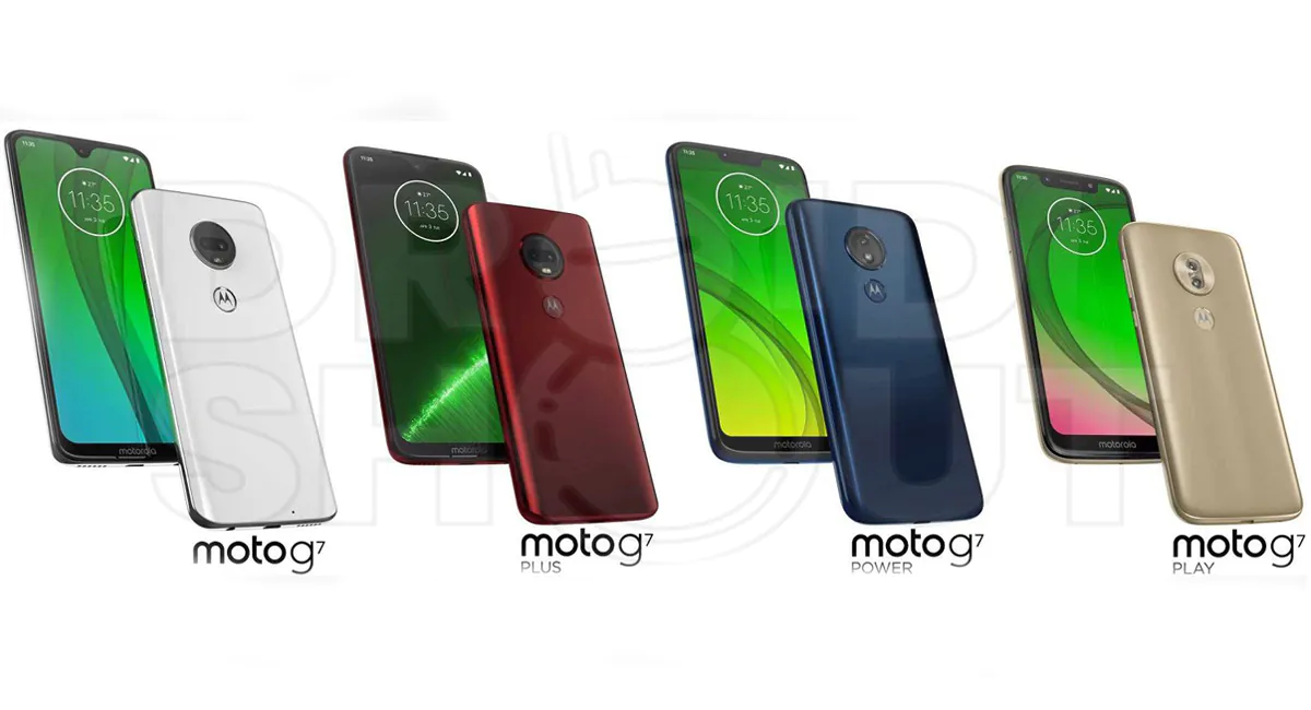 Yaklaşan Moto G7 akıllı telefon serisinin tüm özellikleri yayınlandı