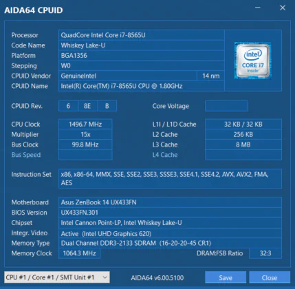 ASUS ZenBook 14 UX433FN