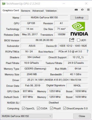 ASUS ZenBook 14 UX433FN
