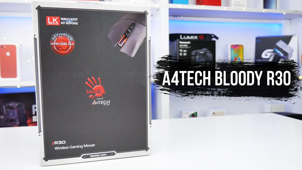 Огляд бездротової ігрової миші A4Tech Bloody R30