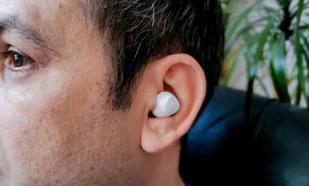 Wearing galaxy buds 2025 plus