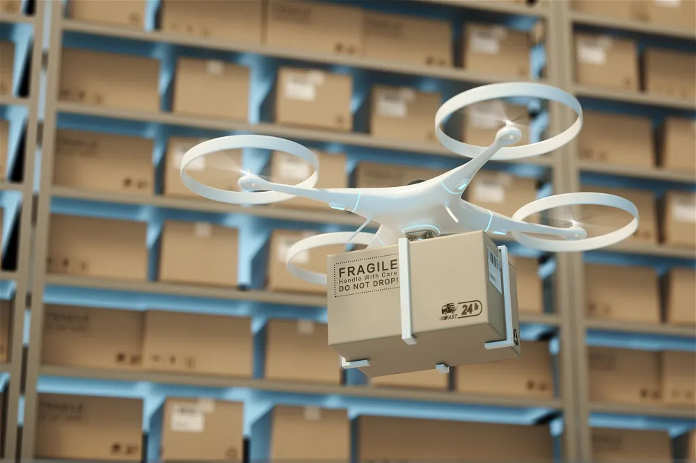 Livraison de nourriture et de médicaments à l'aide de drones