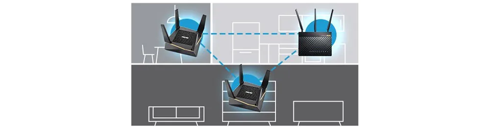 ASUS Sistem Wi-Fi Mesh RT-AX92U