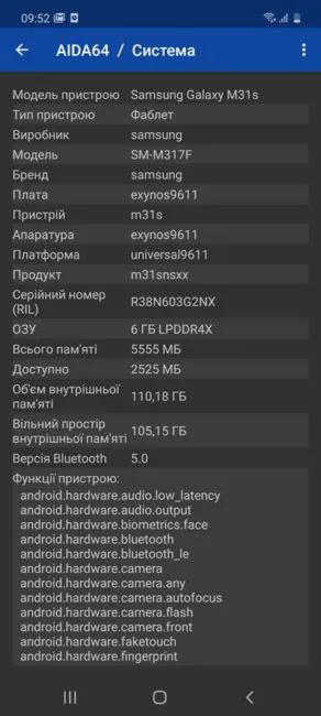 Samsung Galaxy M31s