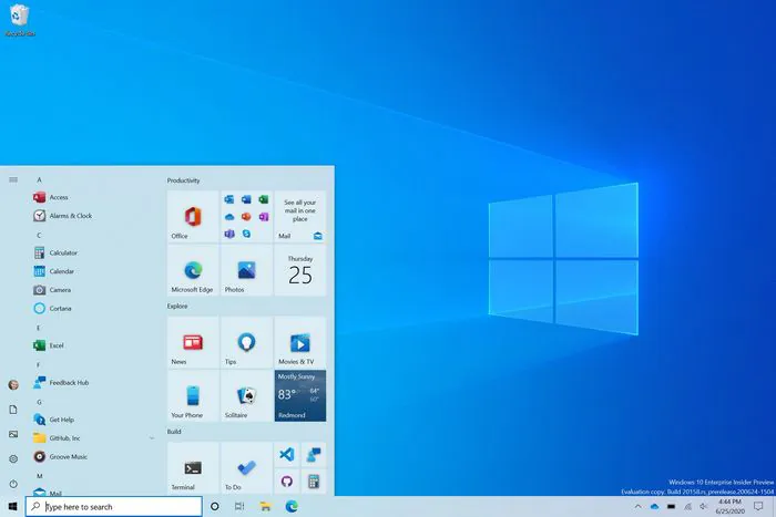 GA Microsoft Windows 10