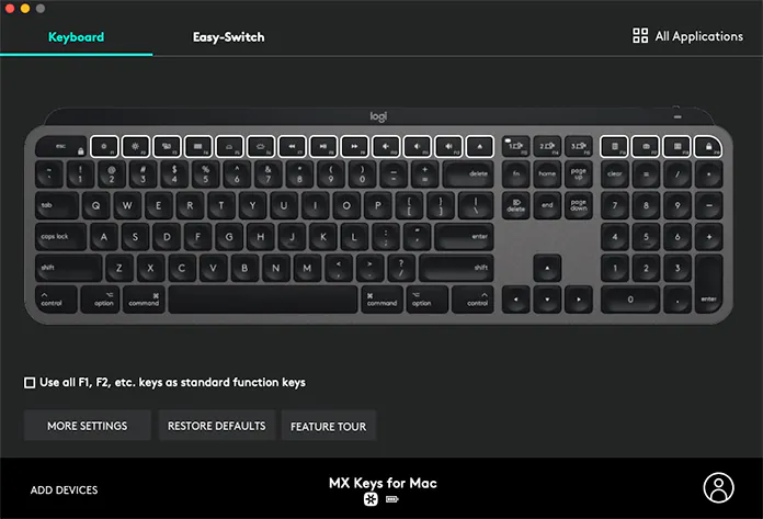 MX Keys for Mac