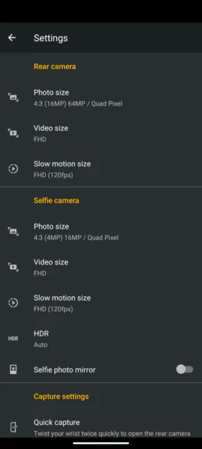 Moto G9 Plus camera