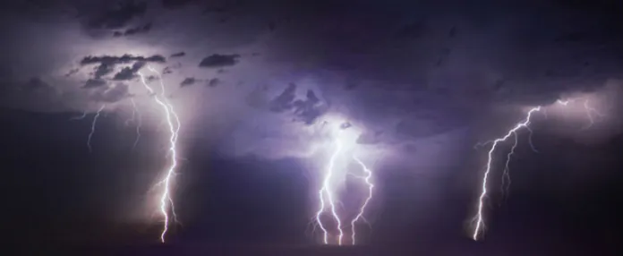 lightning strikes