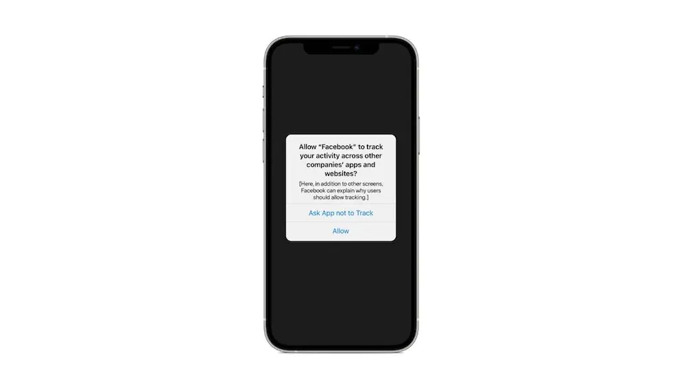Apple Диалогов прозорец за проследяване на активността на приложението