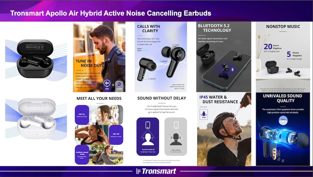 Tronsmart Apollo Air Details