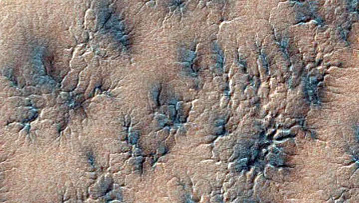 "spiders" at Mars