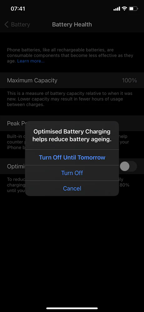 Что делать, если аккумулятор iPhone не заряжается на 100%?