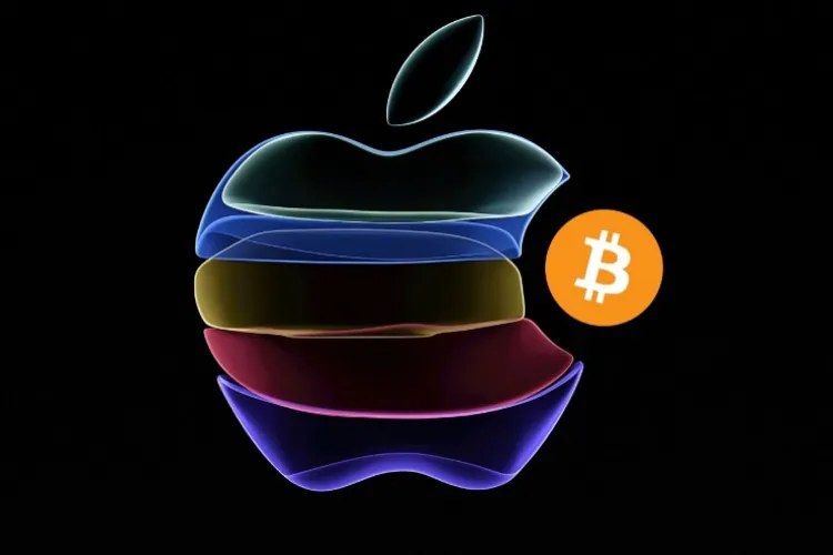 Apple Bitcoin Logos