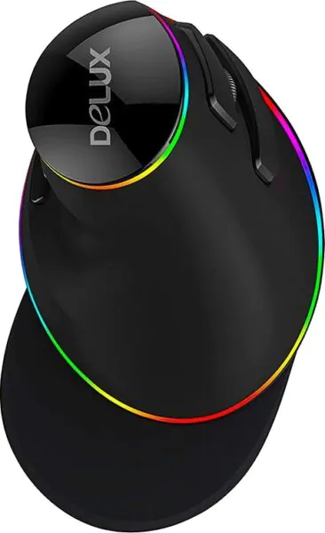 De Luxe KM-M618C RGB 縦型マウス