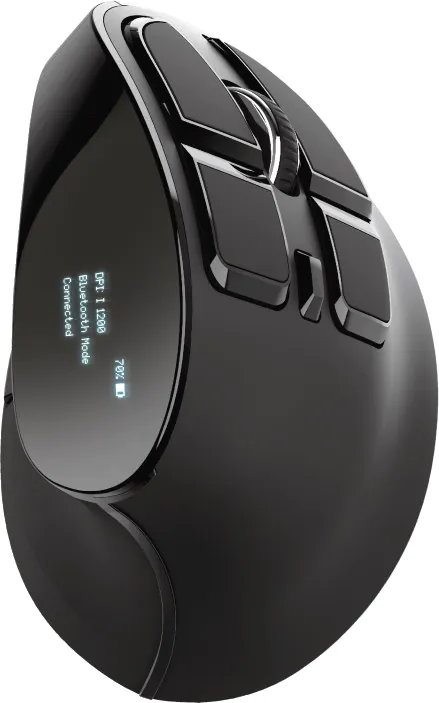 Mouse vertical Trust Voxx Mouse fără fir ergonomic reîncărcabil