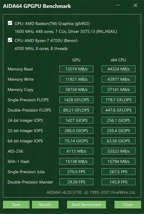 ASUS Mini PC PN50 - Benchmarks
