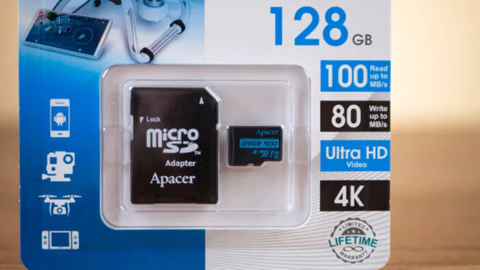Apacer R100 UHS-I U3 V30 A1 128 GB