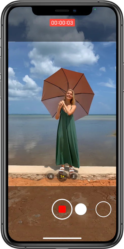 Kamera iPhone - perekaman video
