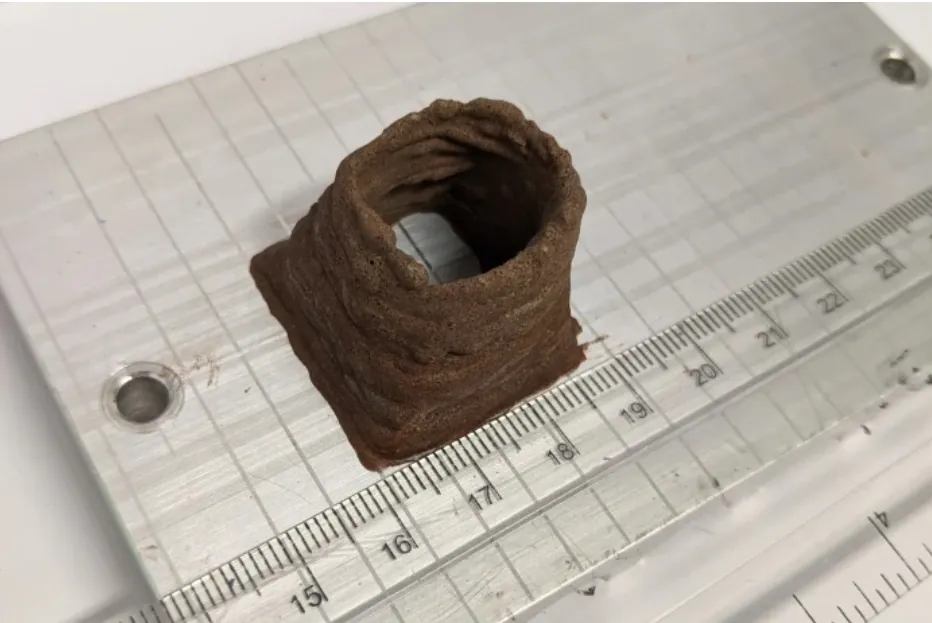 Mars AstroCrete imprimat 3D.