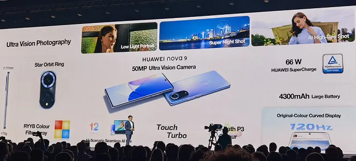 Huawei Венадагы nova 9 презентациясы