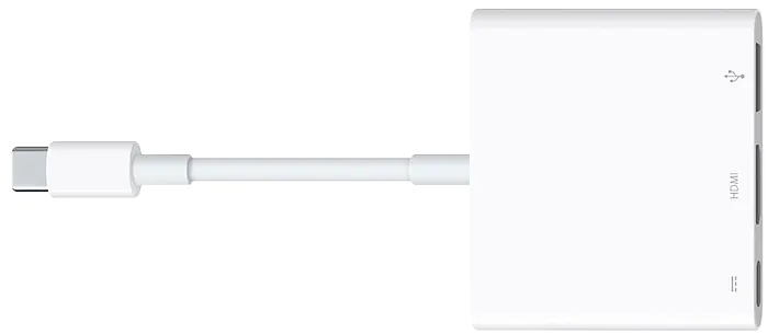 Apple USB-C ციფრული AV მრავალპორტიანი ადაპტერი