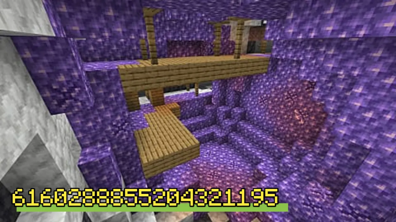 Seeds for Minecraft PE 1.18 and 1.19 - Amethyst mine