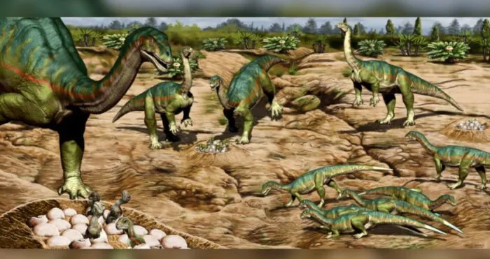 Динозаври різного віку жили разом стадами
