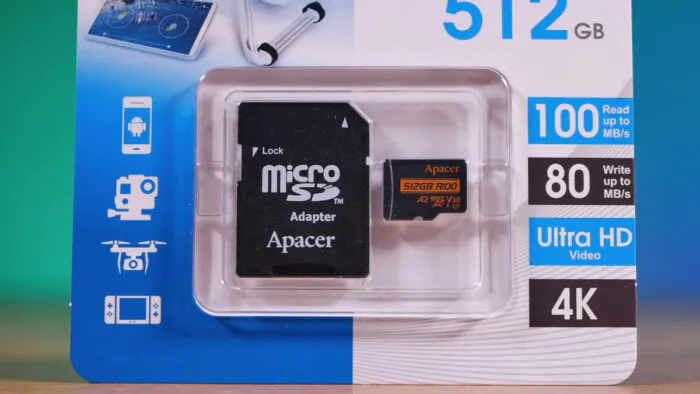 Apacer R100 microSD 512 گیگابایت