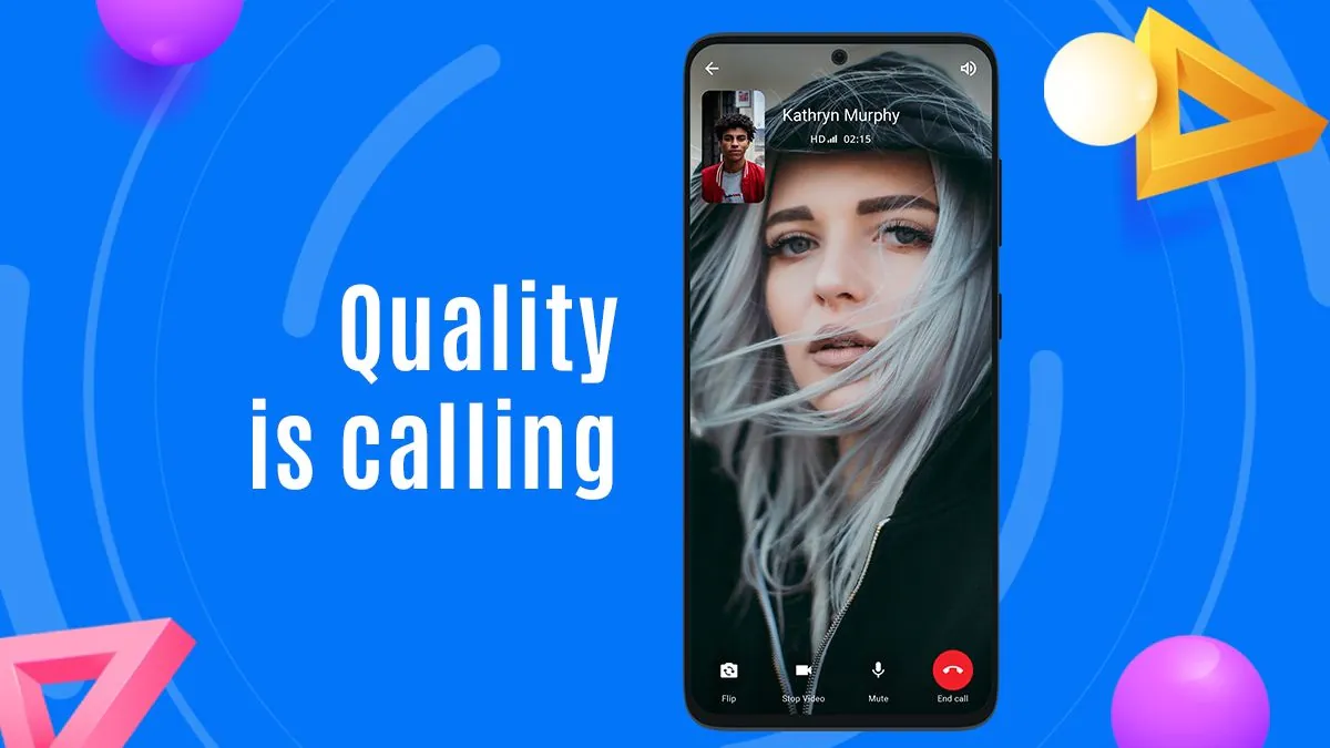 ShazzleChat has extremely High Quality Video and Audio Calls