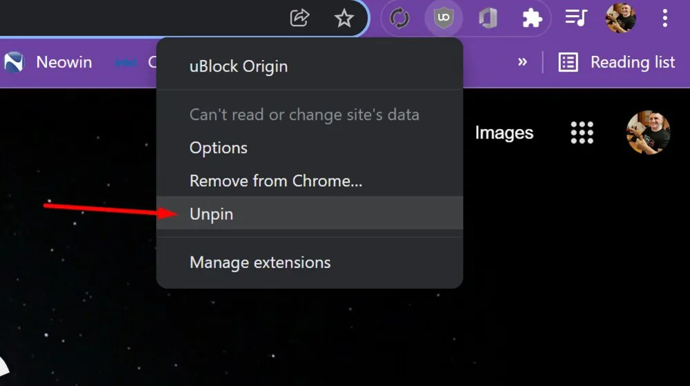 Extensões do Chrome