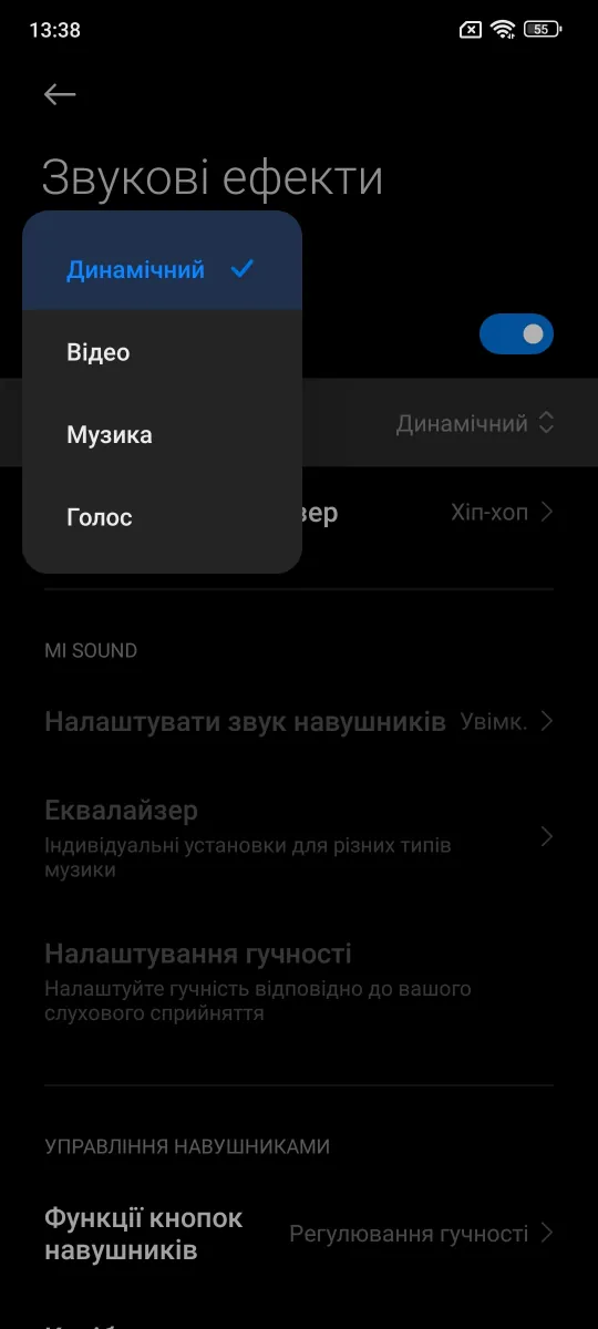 „Redmi Note 11 Pro 5G“ – garso nustatymai
