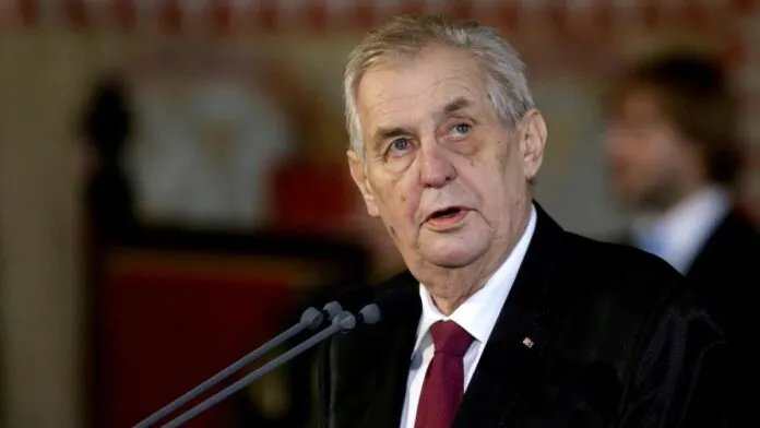 Čehijas Republikas prezidents Milošs Zemans