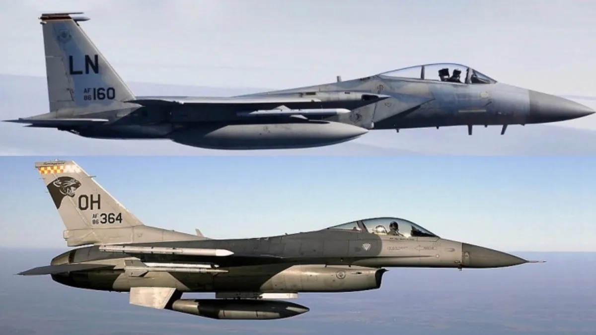 F-15 vs F-16