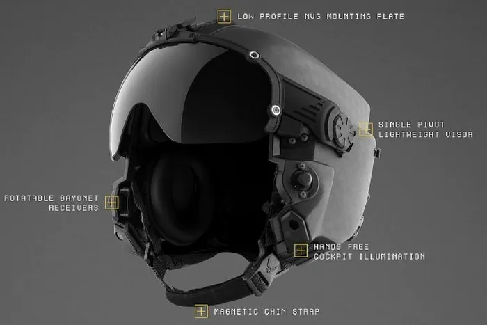 toekomstige helm voor Amerikaanse vliegtuigbemanning