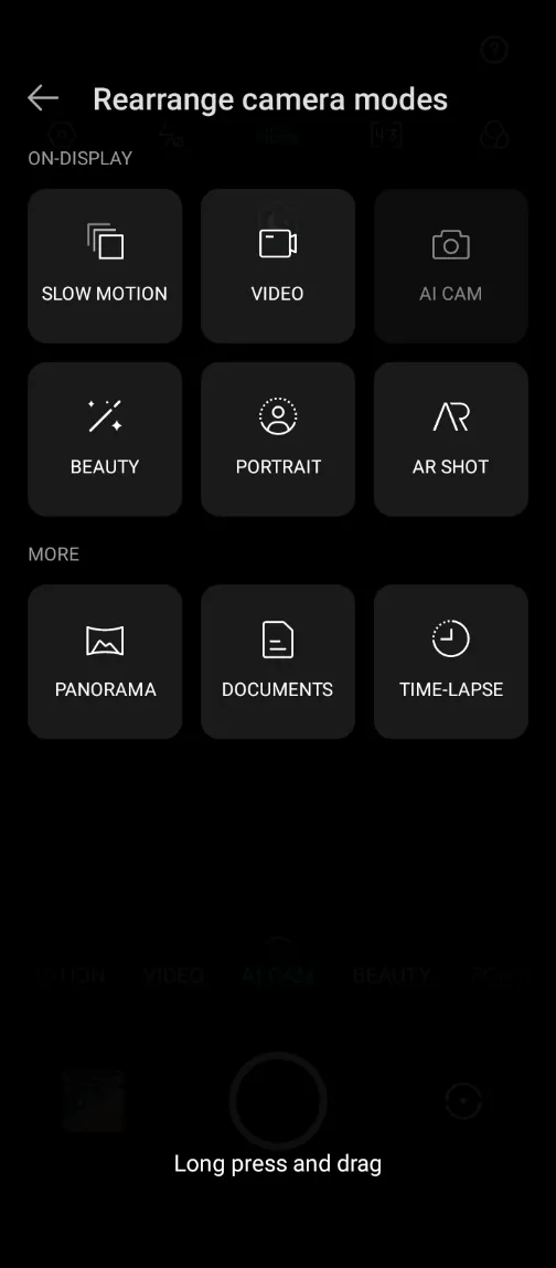 Infinix HOT 12 Play NFC - Camera UI