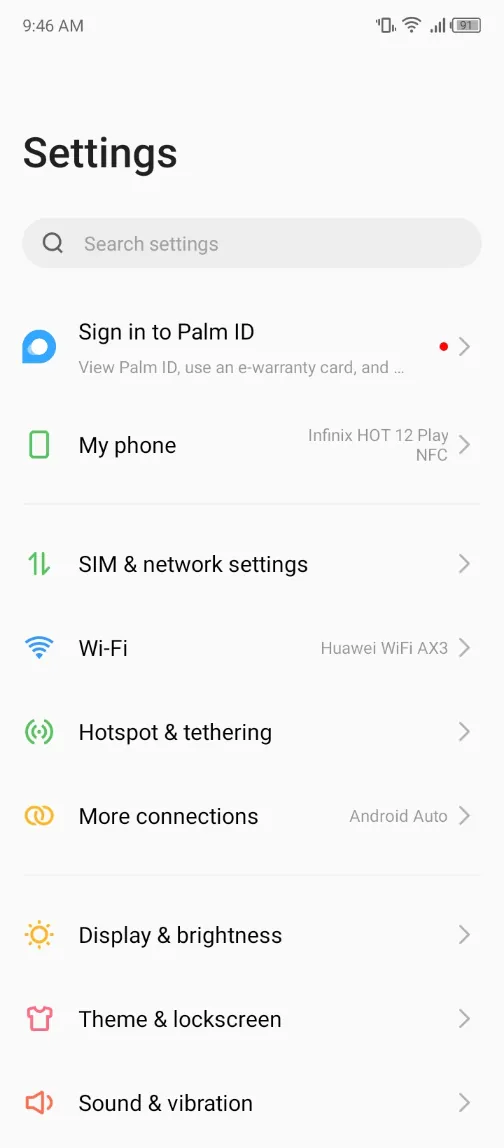 Infinix HOT 12 Play NFC - XOS 10.0