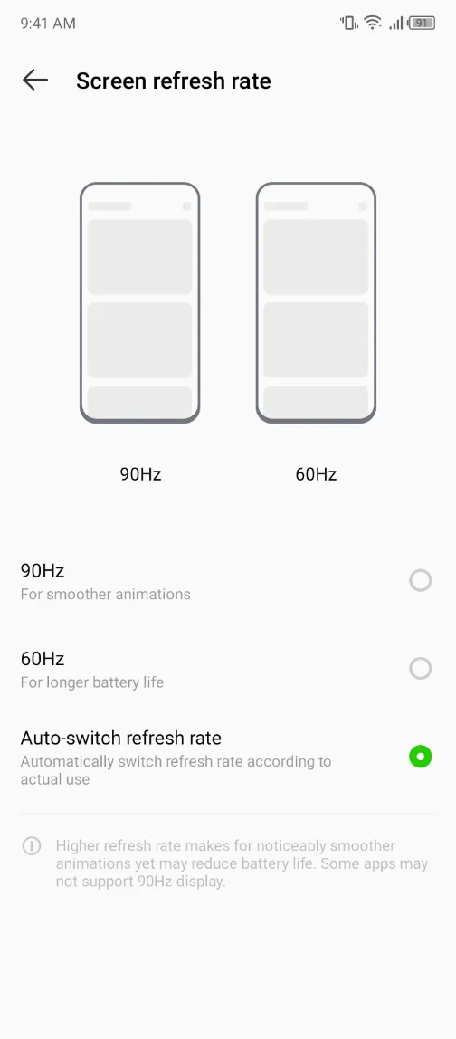 Infinix HOT 12 Play NFC - Display Settings 03