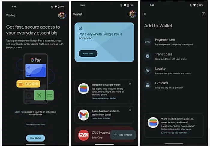 Wallet app
