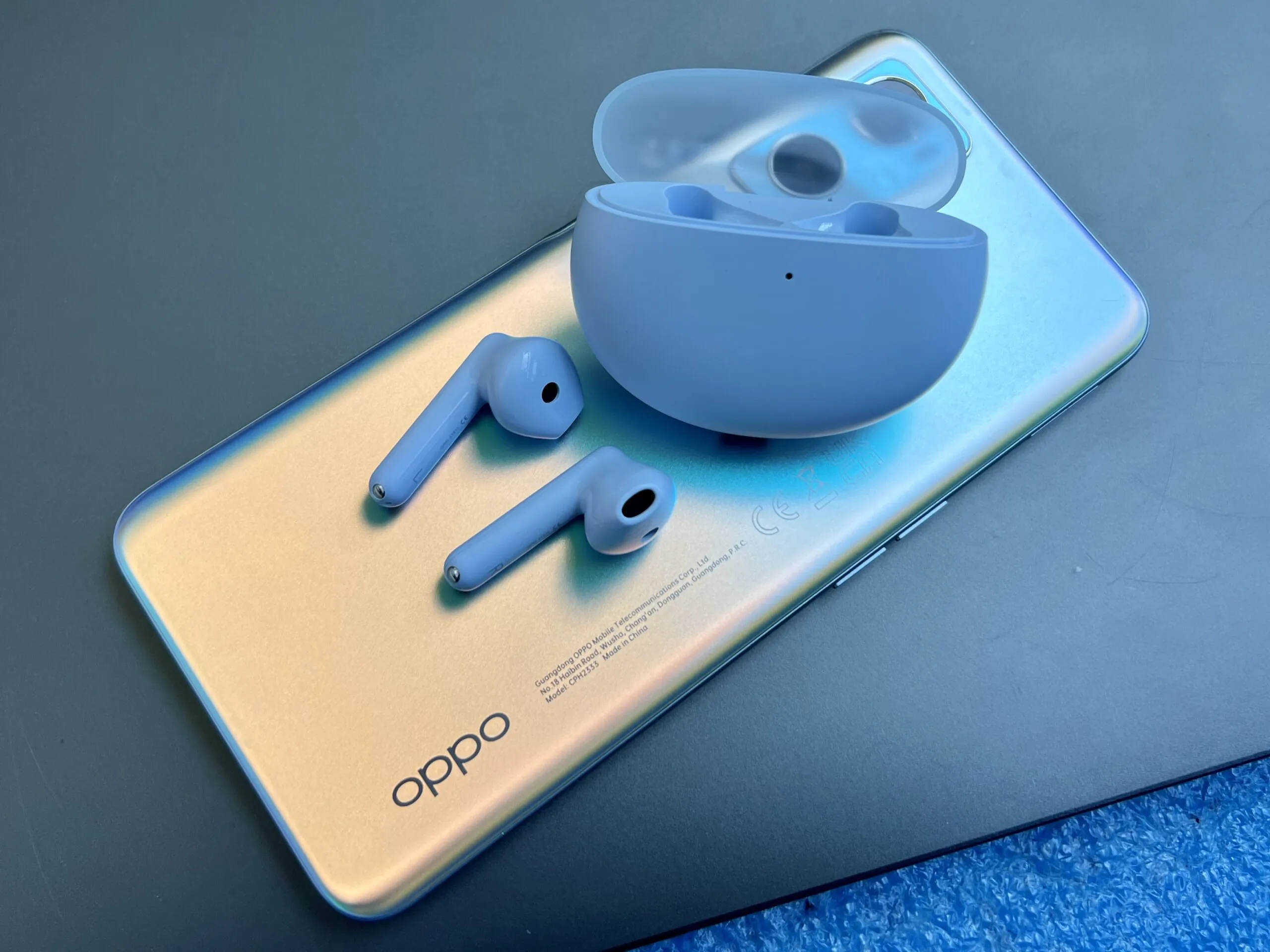 Oppo Enco Air 2 Bluetooth Truly Wireless in Ear Earbuds with Mic (Blue)