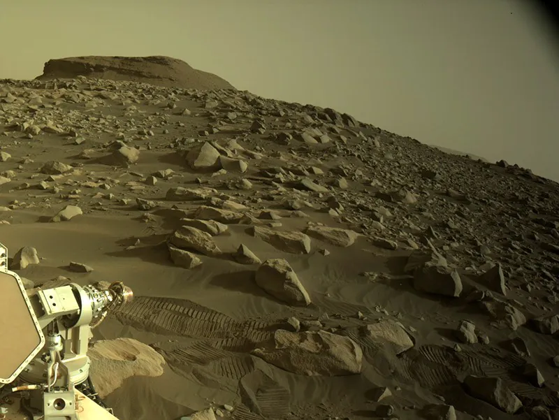 doorzettingsvermogen mars rover foto's