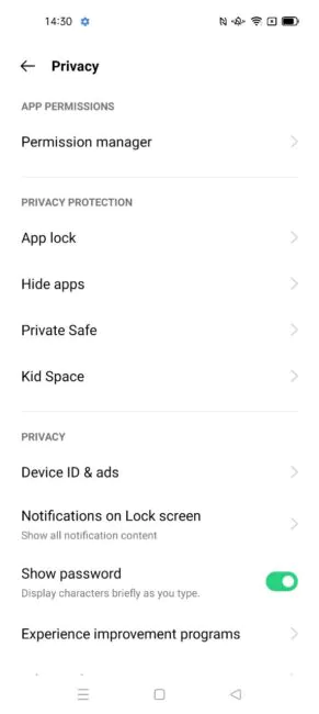 colorOS OPPO