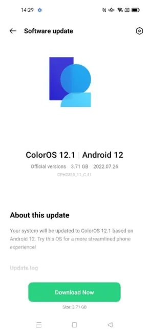 colorOS OPPO