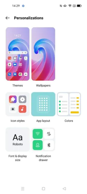 colorOS OPPO