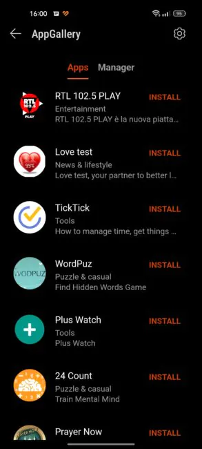 Huawei Watch apps