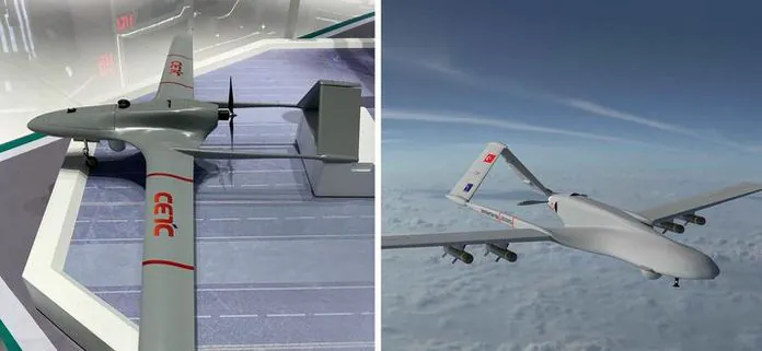 ชาวจีนนำเสนอ "สำเนา" ของ Bayraktar UAV . ที่มีชื่อเสียงของตุรกี