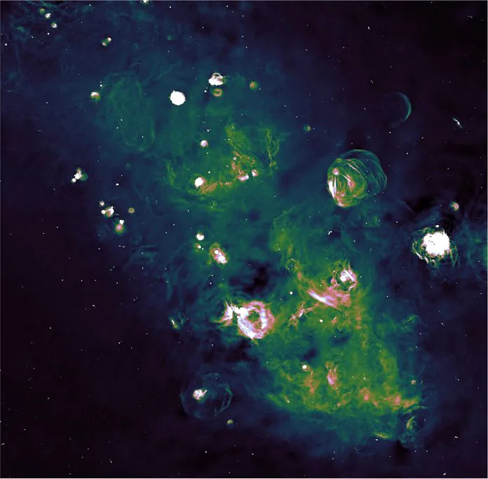 Астрономите покажаа најдетална радио снимка на Млечниот Пат